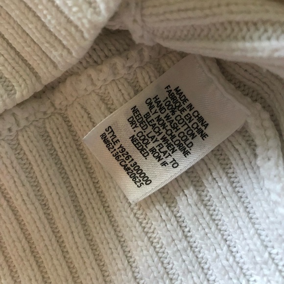 Vintage Guess White Cotton Knit Cardigan Sz XS or Girls XL - Picture 7 of 9